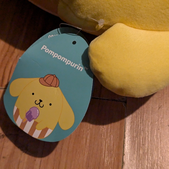 Squishmallows Summer 2024 Sanrio Pompompurin with Ice Cream Cone PLUSH - Picture 5 of 8